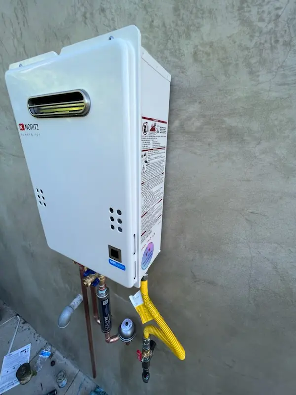 Tankless water heater installation for Eureka homes